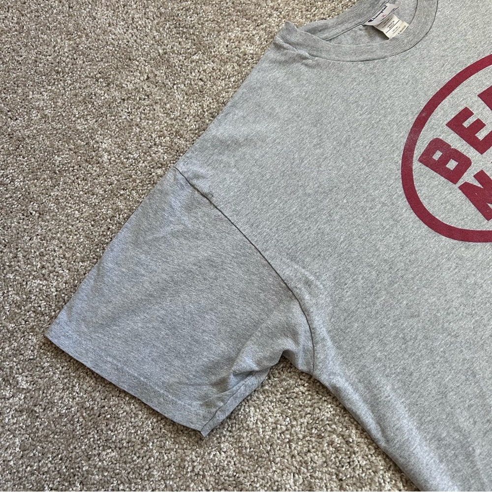 Vintage USA Champion Beer Nuts Brand Snacks Graphic T-Shirt XL Gray 90s Y2K - Picture 4 of 9